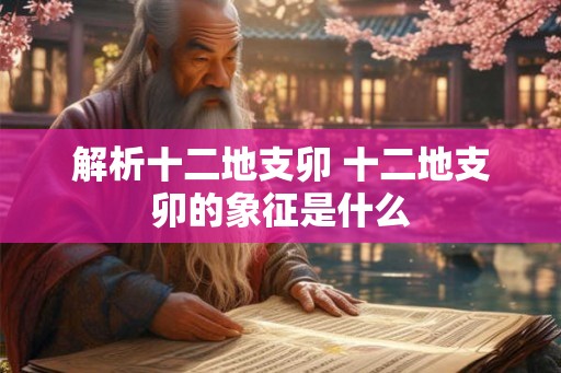 解析十二地支卯 十二地支卯的象征是什么