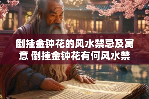 倒挂金钟花的风水禁忌及寓意 倒挂金钟花有何风水禁忌与寓意