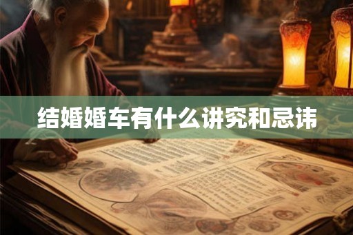 结婚婚车有什么讲究和忌讳 结婚婚车有什么讲究和忌讳