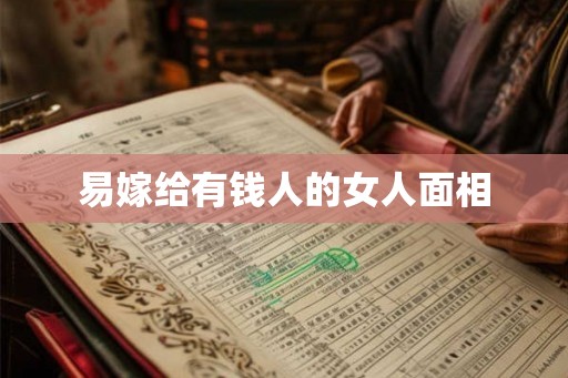 易嫁给有钱人的女人面相