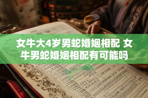 女牛大4岁男蛇婚姻相配 女牛男蛇婚姻相配有可能吗