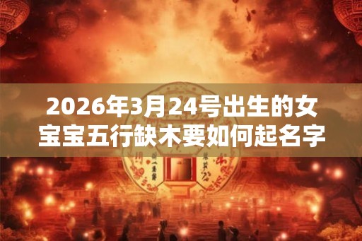 2026年3月24号出生的女宝宝五行缺木要如何起名字 2026年3月24号出生的女宝宝五行缺木要如何起名字