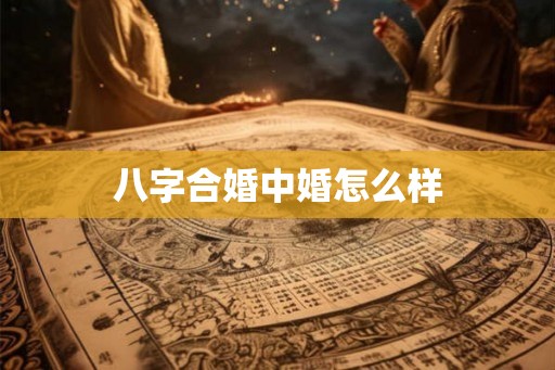 八字合婚中婚怎么样 八字合婚中婚怎么样