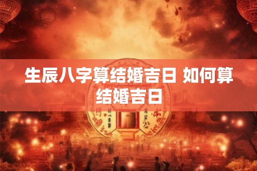 生辰八字算结婚吉日 如何算结婚吉日
