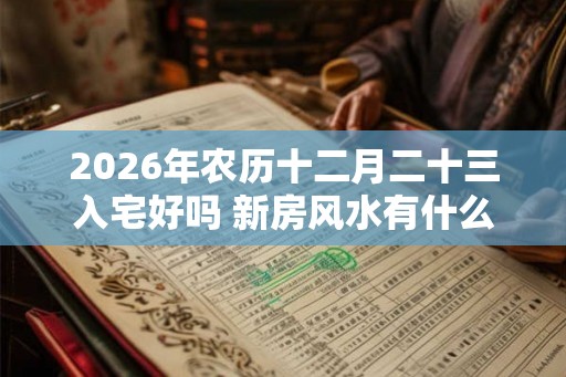 2026年农历十二月二十三入宅好吗 新房风水有什么讲究吗 2026年农历十二月二十三入宅好吗 新房风水有什么讲究吗