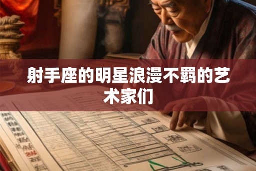 射手座的明星浪漫不羁的艺术家们