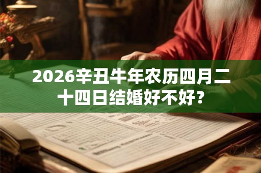 2026辛丑牛年农历四月二十四日结婚好不好？