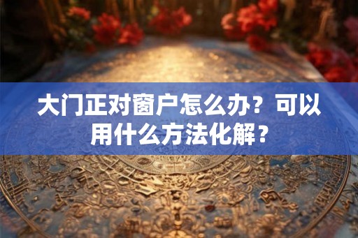 大门正对窗户怎么办?可以用什么方法化解? 大门正对窗户怎么办?可以用什么方法化解?