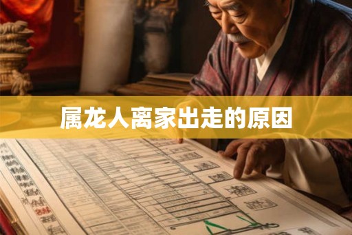 属龙人离家出走的原因