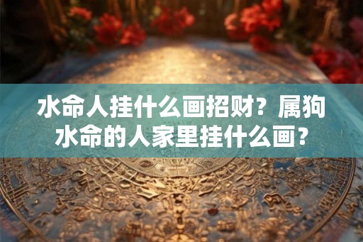 水命人挂什么画招财？属狗水命的人家里挂什么画？