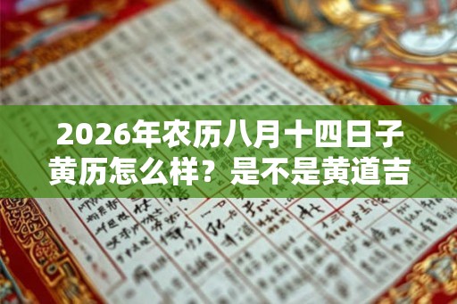 2026年农历八月十四日子黄历怎么样？是不是黄道吉日？