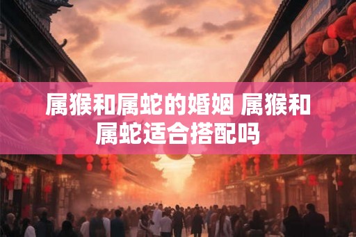属猴和属蛇的婚姻 属猴和属蛇适合搭配吗