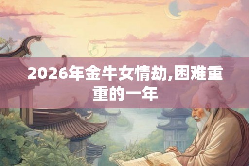 2026年金牛女情劫,困难重重的一年 2026年金牛女情劫,困难重重的一年