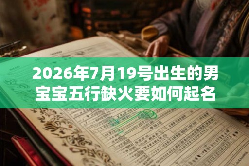 2026年7月19号出生的男宝宝五行缺火要如何起名
