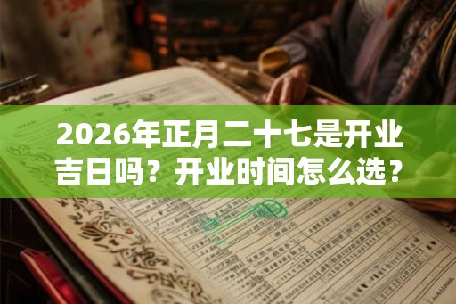 2026年正月二十七是开业吉日吗？开业时间怎么选？