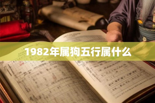 1982年属狗五行属什么