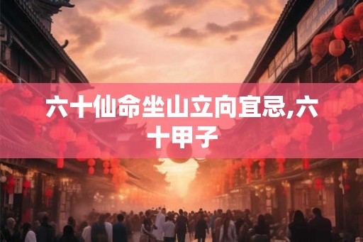 六十仙命坐山立向宜忌,六十甲子