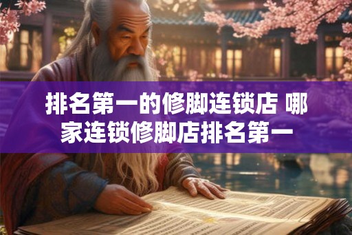 排名第一的修脚连锁店 哪家连锁修脚店排名第一 排名第一的修脚连锁店 哪家连锁修脚店排名第一