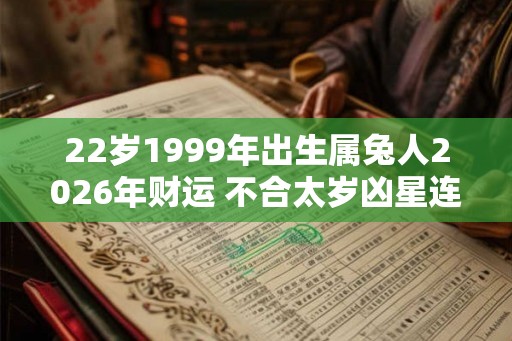 22岁1999年出生属兔人2026年财运 不合太岁凶星连作