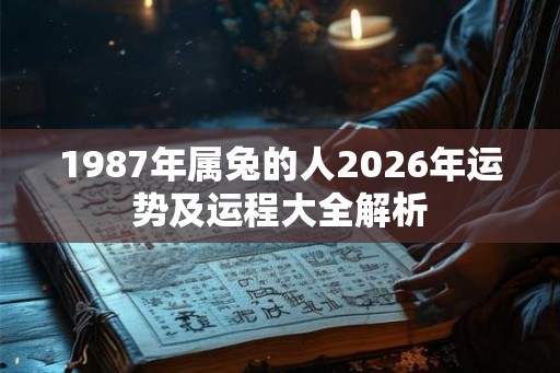 1987年属兔的人2026年运势及运程大全解析
