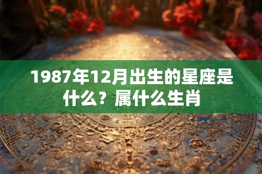 1987年12月出生的星座是什么？属什么生肖