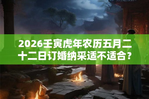2026壬寅虎年农历五月二十二日订婚纳采适不适合？