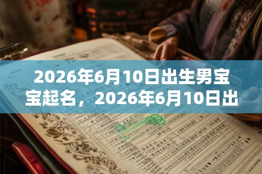 2026年6月10日出生男宝宝起名，2026年6月10日出生命运？