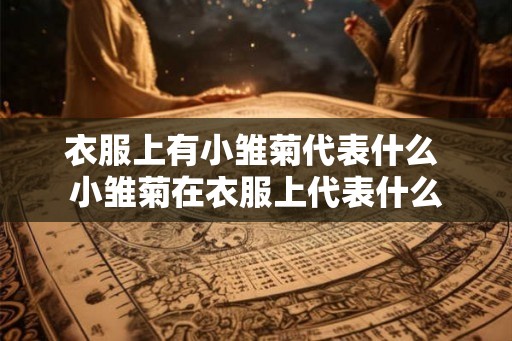 衣服上有小雏菊代表什么 小雏菊在衣服上代表什么