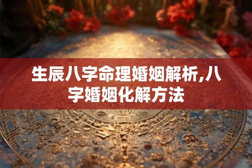 生辰八字命理婚姻解析,八字婚姻化解方法 生辰八字命理婚姻解析,八字婚姻化解方法