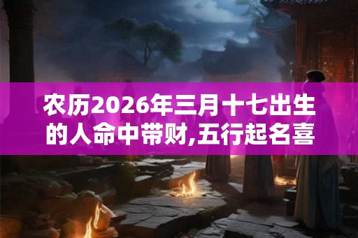 农历2026年三月十七出生的人命中带财,五行起名喜用木
