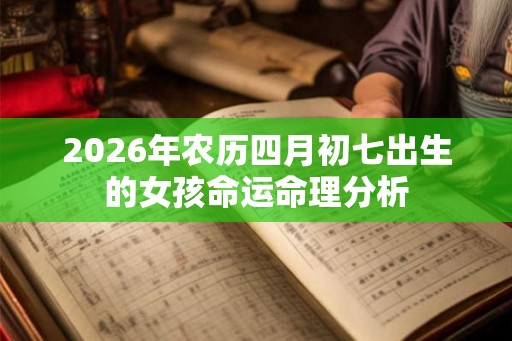 2026年农历四月初七出生的女孩命运命理分析