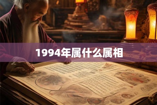 1994年属什么属相