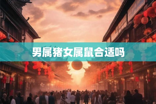 男属猪女属鼠合适吗