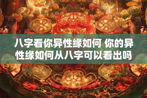 八字看你异性缘如何 你的异性缘如何从八字可以看出吗 八字看你异性缘如何 你的异性缘如何从八字可以看出吗