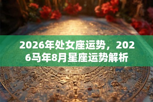 2026年处女座运势,2026马年8月星座运势解析 2026年处女座运势,2026马年8月星座运势解析