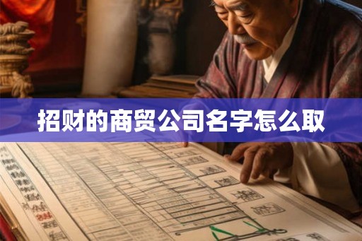 招财的商贸公司名字怎么取