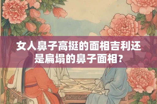 女人鼻子高挺的面相吉利还是扁塌的鼻子面相？