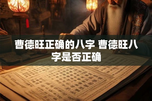曹德旺正确的八字 曹德旺八字是否正确 曹德旺正确的八字 曹德旺八字是否正确
