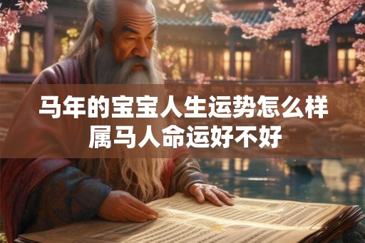 马年的宝宝人生运势怎么样 属马人命运好不好