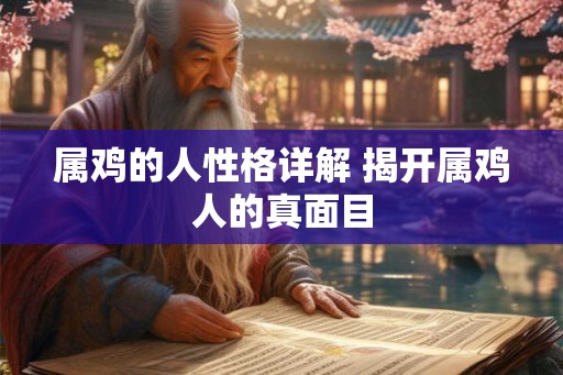属鸡的人性格详解 揭开属鸡人的真面目