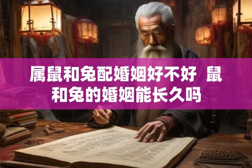 属鼠和兔配婚姻好不好 鼠和兔的婚姻能长久吗 属鼠和兔配婚姻好不好 鼠和兔的婚姻能长久吗