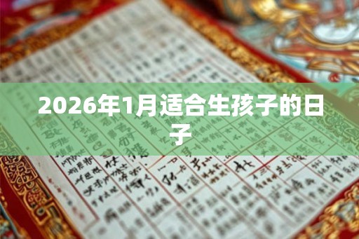 2026年1月适合生孩子的日子