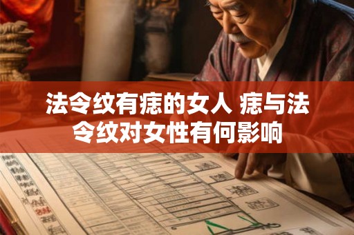法令纹有痣的女人 痣与法令纹对女性有何影响