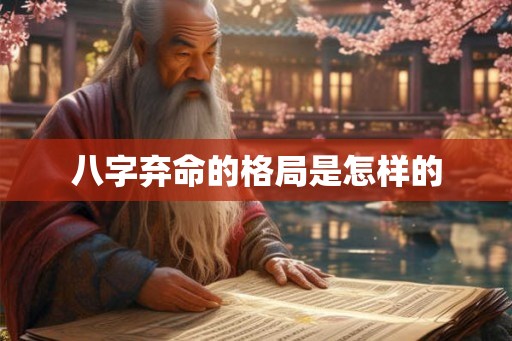 八字弃命的格局是怎样的