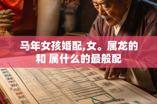 马年女孩婚配,女。属龙的和 属什么的最般配