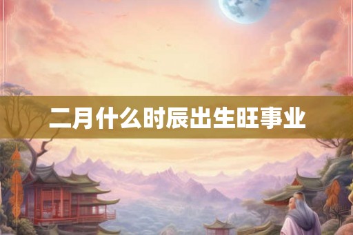 二月什么时辰出生旺事业 二月什么时辰出生旺事业