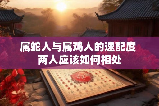 属蛇人与属鸡人的速配度 两人应该如何相处 属蛇人与属鸡人的速配度 两人应该如何相处