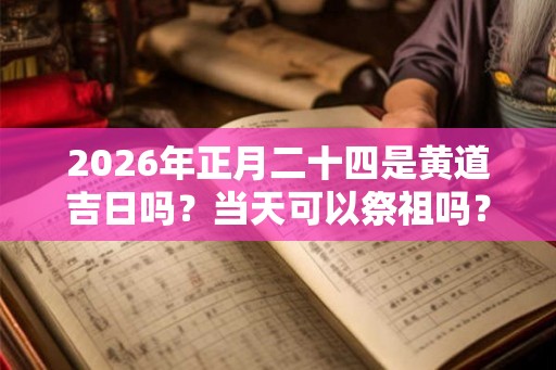 2026年正月二十四是黄道吉日吗？当天可以祭祖吗？