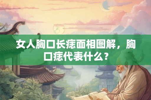 女人胸口长痣面相图解，胸口痣代表什么？