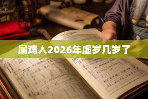 属鸡人2026年虚岁几岁了